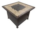 AZ Patio Heaters Square File Top Fire Pit