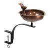 Heart Shaped Birdbath- Rail Mount Bracket