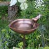 Heart Shaped Birdbath- Stake