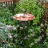 Hummingbird Birdbath- Stake