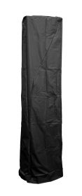 AZ Patio Heaters Square Glass Tube Patio Heater Cover in Black