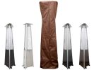 AZ Patio Heaters Triangle Glass Tube Patio Heater Cover in Mocha