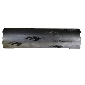 Heat Warden Set of Three Medium Steel Fire Logs