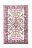 Tracery Floor Mat, 4 x 6-Feet, Violet