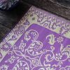 Tracery Floor Mat, 4 x 6-Feet, Violet