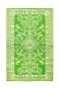 Tracery Floor Mat, 4 x 6-Feet, Lime