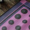 Dots Floor Mat, 4x6-ft, Berry