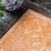 Primrose Floor Mat, 4 x 6-Feet, Saffron