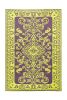 Classic Duotone Floor Mat, 4 x 6-ft, Aubergine