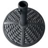 AZ Patio Heaters Round Wicker-Look Concrete Base in Plastic for Market Umbrella