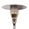 AZ Patio Heaters Outdoor Natural Gas Patio Heater in Hammered Bronze