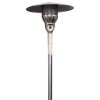 AZ Patio Heaters Outdoor Natural Gas Patio Heater in Stainless Steel