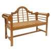 4' Natural Lutyens Bench