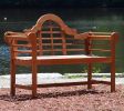 4' Natural Lutyens Bench