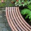 Curved Backless Bench