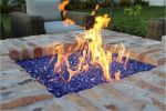 AZ Patio Heaters Recycled Fire Pit Fire Glass in Cobalt Blue