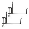 8" Clamp-On Flower Box Brackets