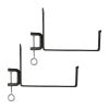 10" Clamp-On Flower Box Brackets