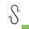 Mini S-Hook, Pack of 3