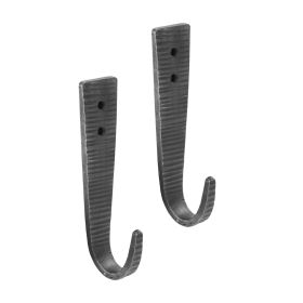 Hammered Strap J-Hook, pack of 2