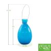 Teardrop Teal Rooting Vase