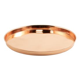 12" Round Copper Tray