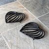 Leaf Wrought Iron Trivet, pack of 2