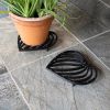 Leaf Wrought Iron Trivet, pack of 2