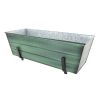 Medium Green Flower Box- 2x6 Railing Brackets