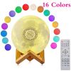 Speaker APP control Speaker Dropshipping 3D Print Star lamp Wireless Colorful remote Touch veilleuse coranique