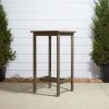 Renaissance Outdoor Patio Hand-scraped Wood Bar Table