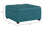 CARLSBAD STORAGE OTTOMAN