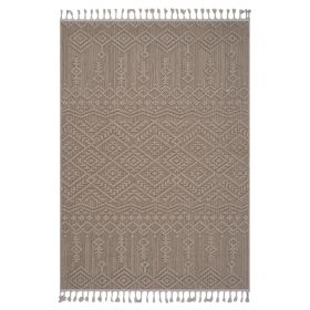 NAAR Guros Collection 4X6 Natural /Traditional Indoor/Outdoor Area Rug