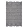 NAAR Guros Collection 8X10 Grey/White /Geometric Indoor/Outdoor Area Rug