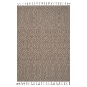 NAAR Guros Collection 6X9 Natural /Traditional Indoor/Outdoor Area Rug