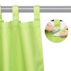 4 pcs W54*L84in Outdoor Patio Curtain/Green Glow