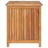 Patio Storage Box 35.4"x19.7"x22.8" Solid Teak Wood