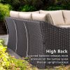 7 Pcs Patio Sofa