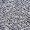 NAAR Guros Collection 6X9 White/Gray /Traditional Indoor/Outdoor Area Rug