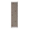 NAAR Guros Collection 2X8 Cream /Trellis Indoor/Outdoor Area Rug