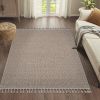 NAAR Guros Collection 6X9 Beige /Medallion Indoor/Outdoor Area Rug