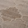 NAAR Guros Collection 2X8 Cream /Trellis Indoor/Outdoor Area Rug