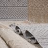 NAAR Guros Collection 6X9 Cream /Trellis Indoor/Outdoor Area Rug