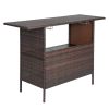 Modern Stylish And Beautiful Bar Table Brown Gradient