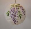 [Wisteria flower] Chinese/Japanese Style Hanging lantern Decorative Paper Lantern 16"