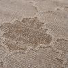 NAAR Guros Collection 6X9 Cream /Trellis Indoor/Outdoor Area Rug