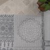 NAAR Guros Collection 6X9 Cream /Trellis Indoor/Outdoor Area Rug