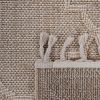 NAAR Guros Collection 6X9 Cream /Trellis Indoor/Outdoor Area Rug