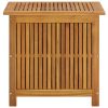 Patio Storage Box 23.6"x19.7"x22.8" Solid Wood Acacia