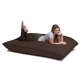 Jaxx 5.5 ft Pillow Saxx Bean Bag Pillow (Color: Chocolate)